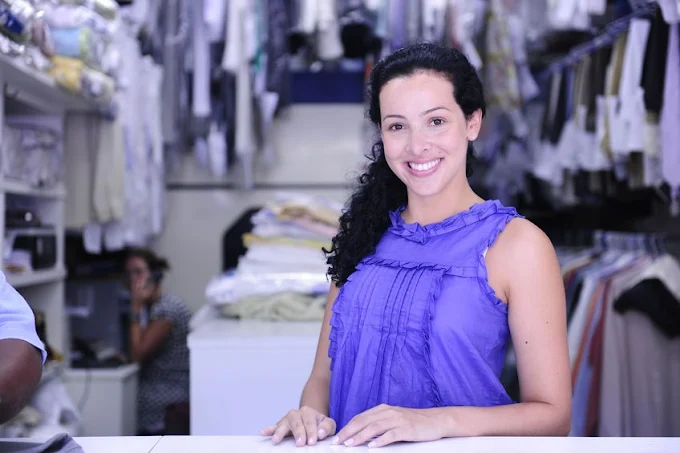 Friendly staff at White Dove Cleaners dry cleaning shop in Etobicoke